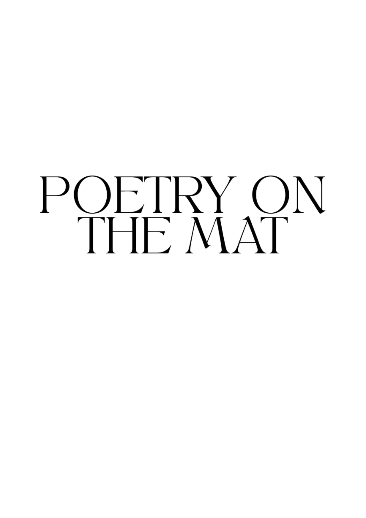 Poetry on the Mat logo